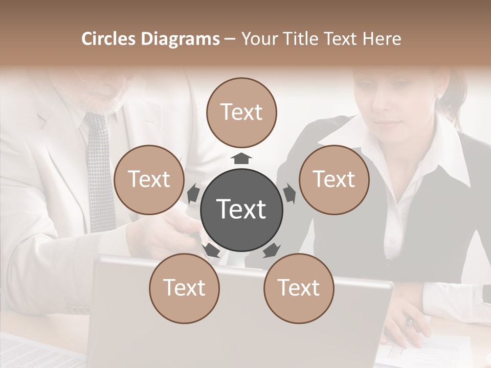 White Background Background Assist PowerPoint Template