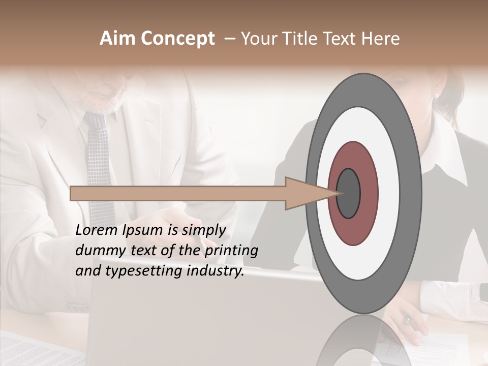 White Background Background Assist PowerPoint Template