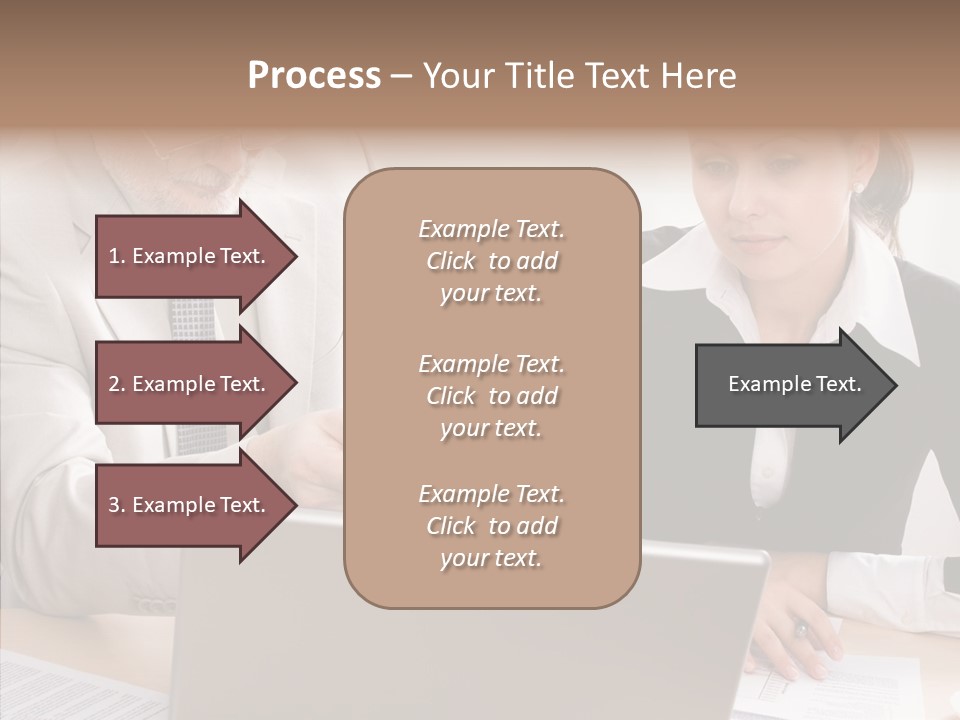White Background Background Assist PowerPoint Template