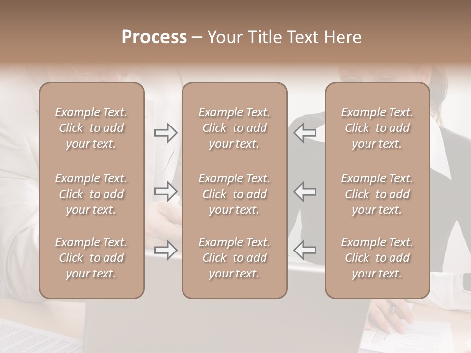 White Background Background Assist PowerPoint Template