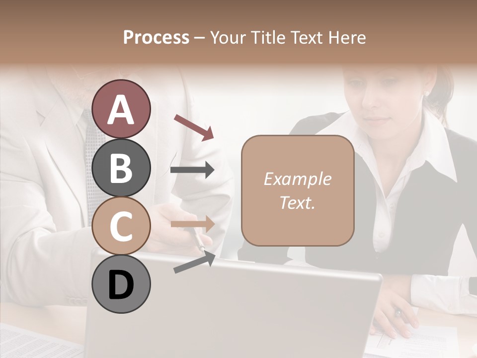 White Background Background Assist PowerPoint Template