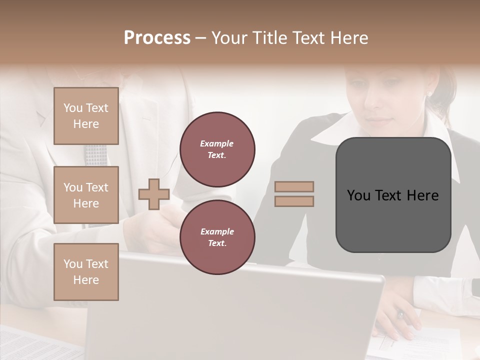 White Background Background Assist PowerPoint Template