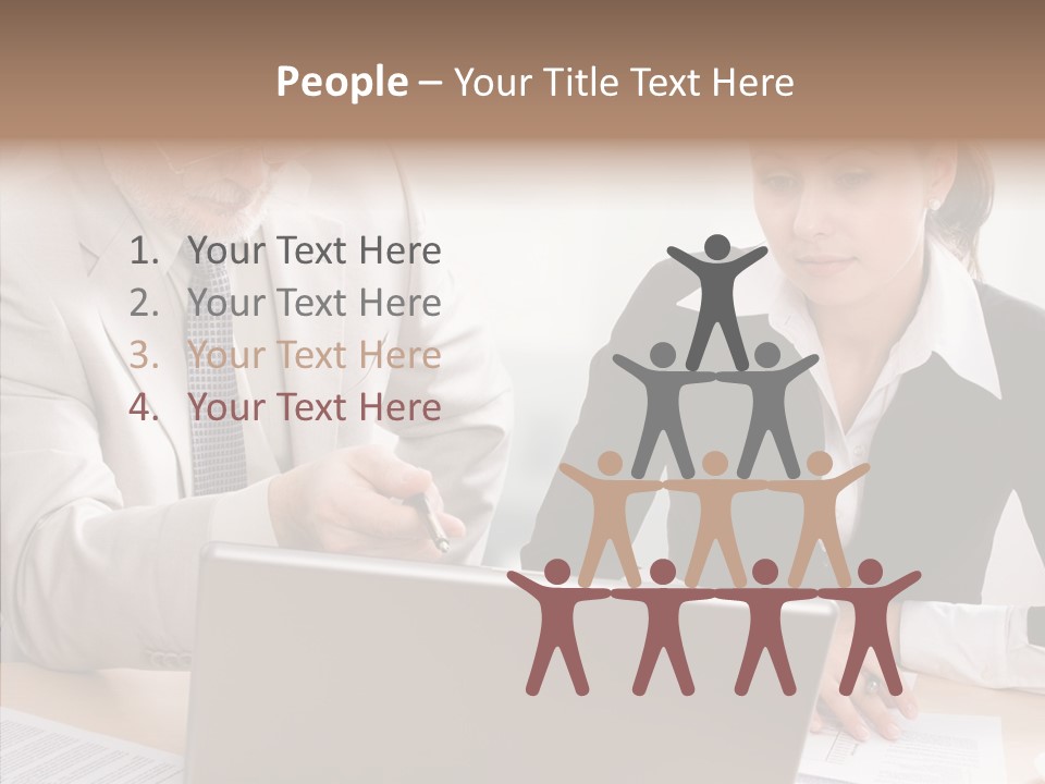 White Background Background Assist PowerPoint Template