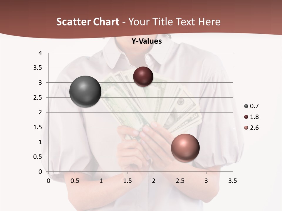 Assistance Female Hand PowerPoint Template