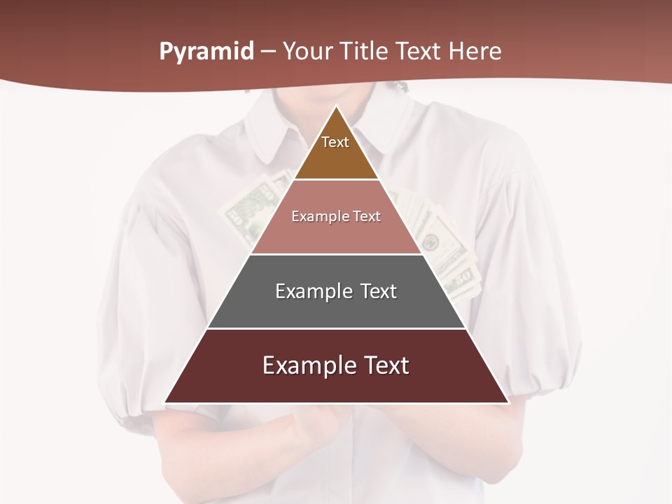 Assistance Female Hand PowerPoint Template