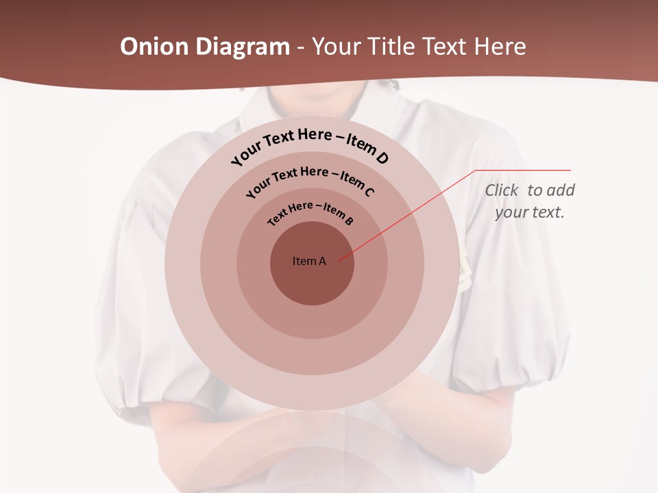 Assistance Female Hand PowerPoint Template