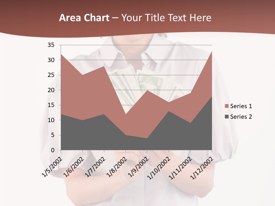 Assistance Female Hand PowerPoint Template