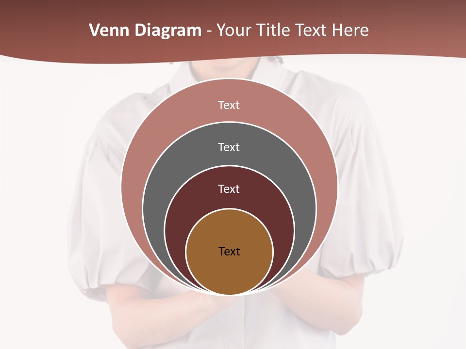 Assistance Female Hand PowerPoint Template