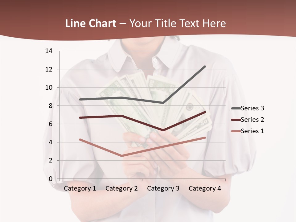 Assistance Female Hand PowerPoint Template