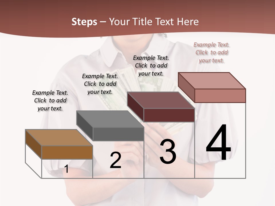 Assistance Female Hand PowerPoint Template