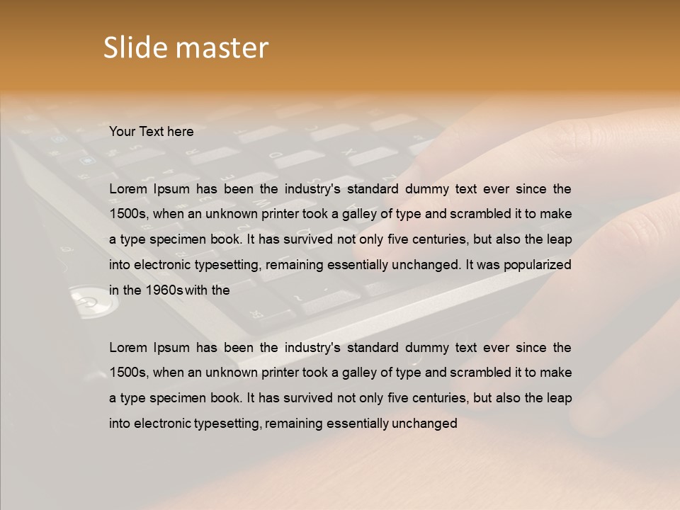 Female Human Sharing PowerPoint Template