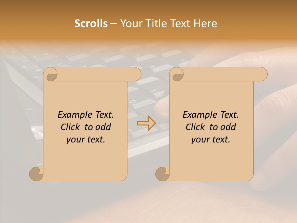 Female Human Sharing PowerPoint Template