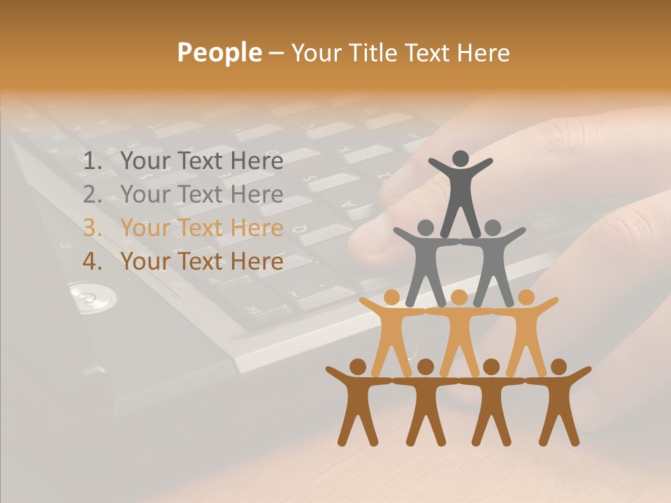 Female Human Sharing PowerPoint Template