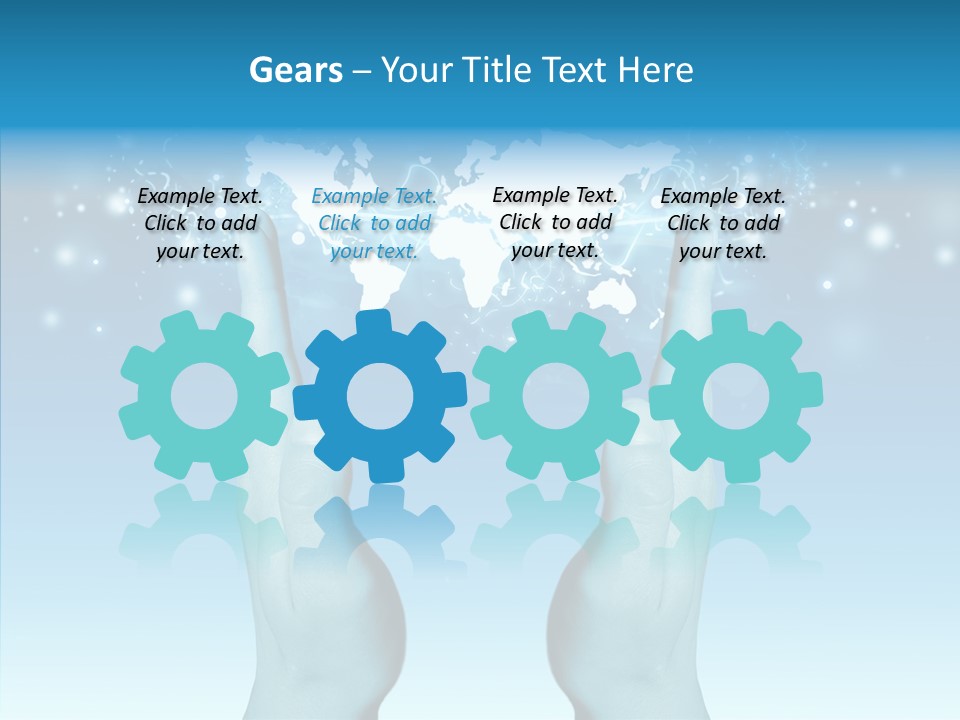 Togetherness Grandmother White Background PowerPoint Template