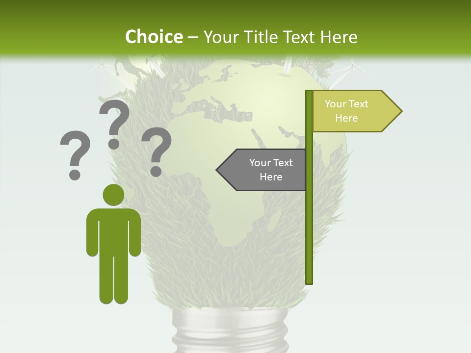 Aging Grandmother Finger PowerPoint Template