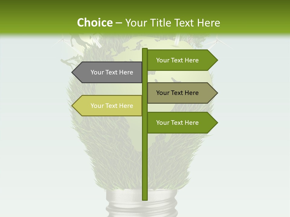 Aging Grandmother Finger PowerPoint Template