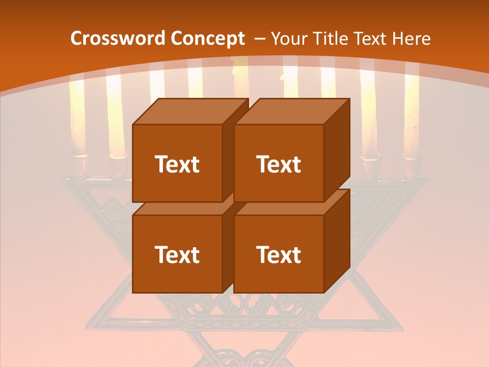 Togetherness Holding Hands Elder PowerPoint Template