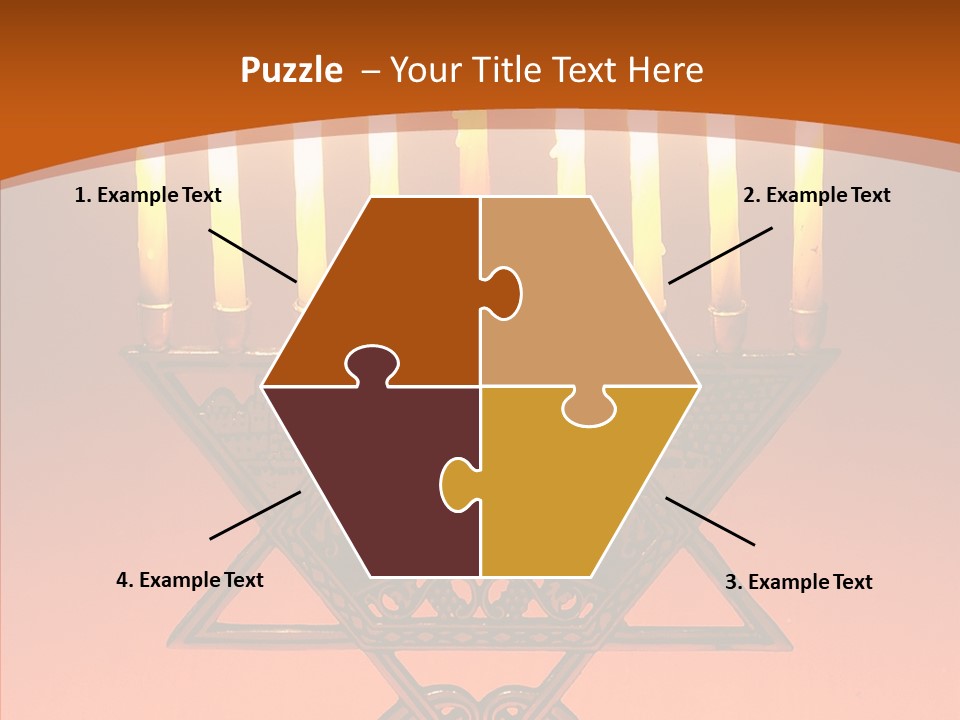 Togetherness Holding Hands Elder PowerPoint Template