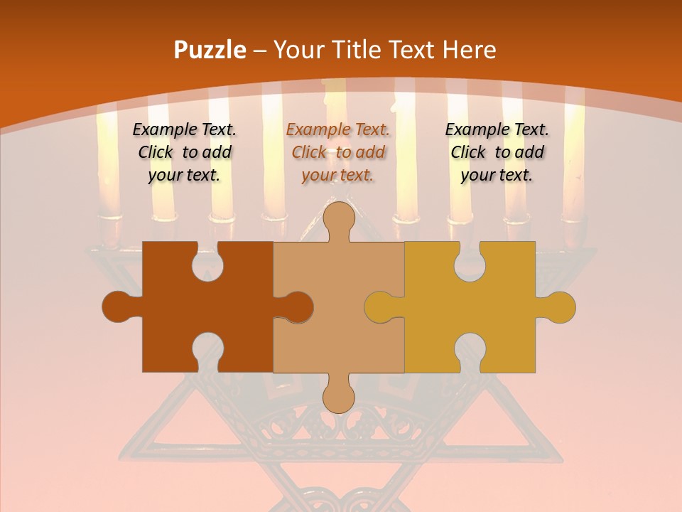 Togetherness Holding Hands Elder PowerPoint Template