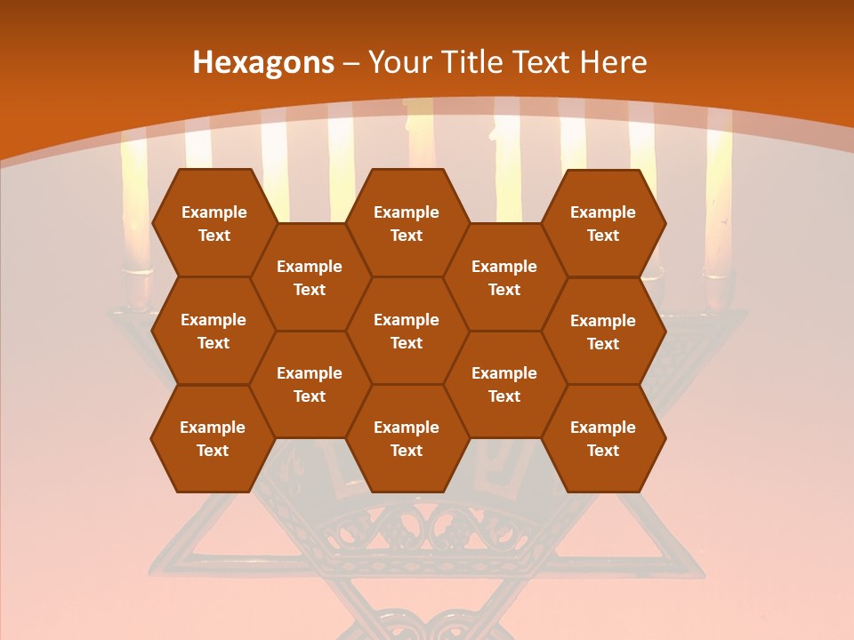 Togetherness Holding Hands Elder PowerPoint Template