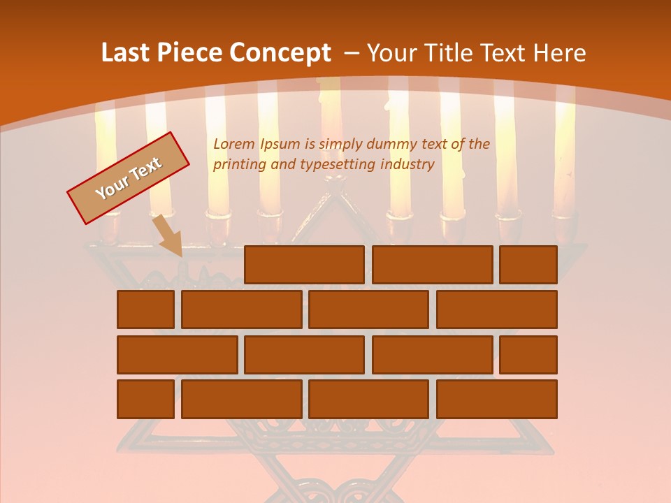 Togetherness Holding Hands Elder PowerPoint Template