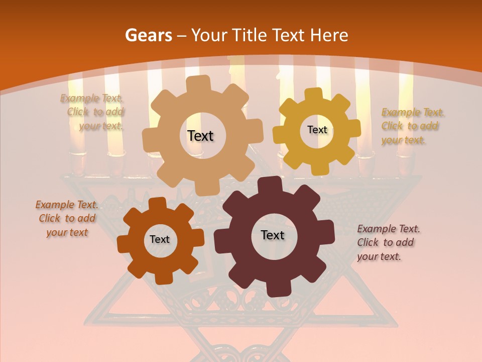 Togetherness Holding Hands Elder PowerPoint Template