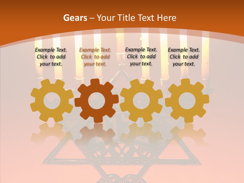 Togetherness Holding Hands Elder PowerPoint Template