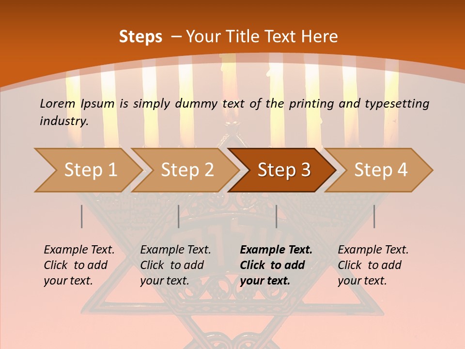 Togetherness Holding Hands Elder PowerPoint Template