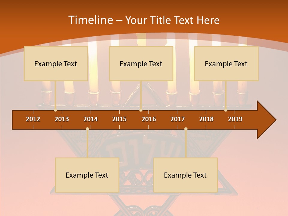 Togetherness Holding Hands Elder PowerPoint Template