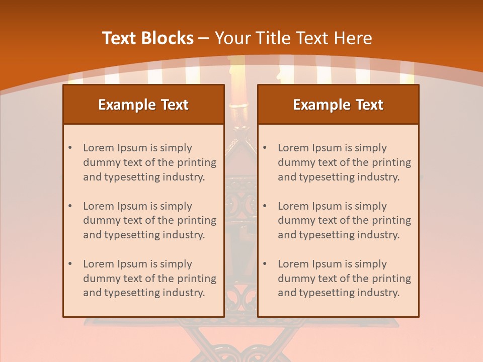 Togetherness Holding Hands Elder PowerPoint Template