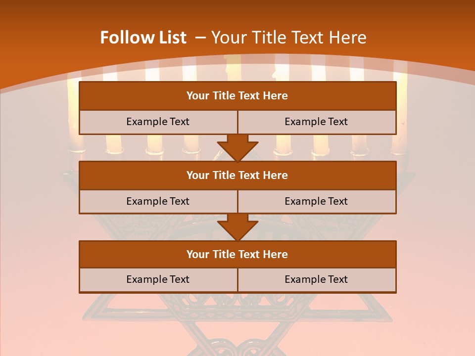 Togetherness Holding Hands Elder PowerPoint Template