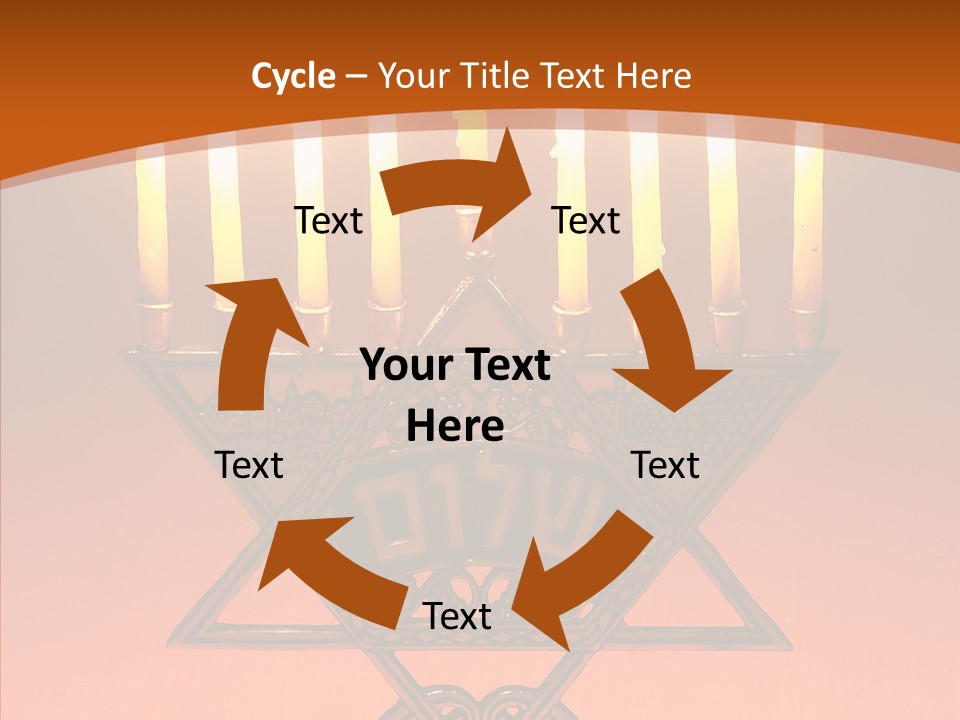 Togetherness Holding Hands Elder PowerPoint Template