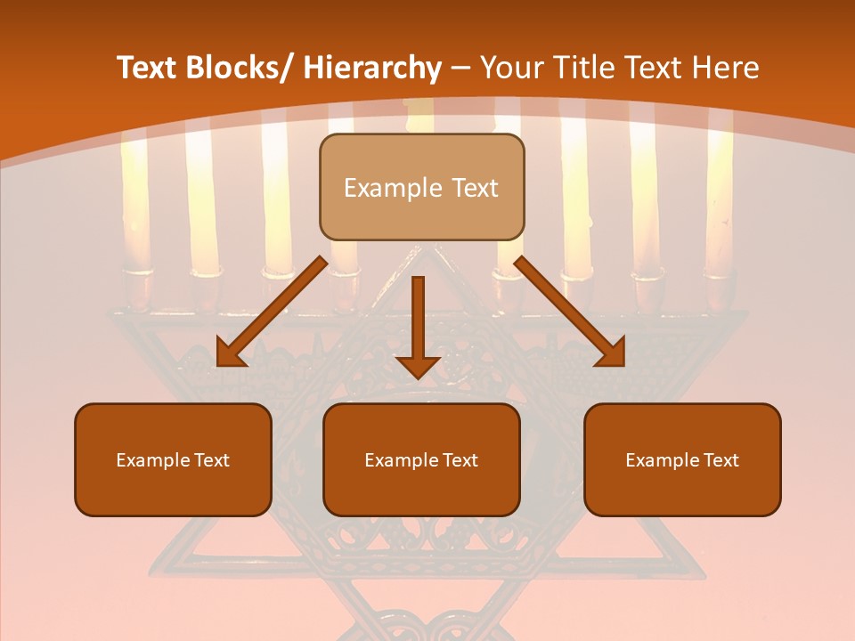 Togetherness Holding Hands Elder PowerPoint Template