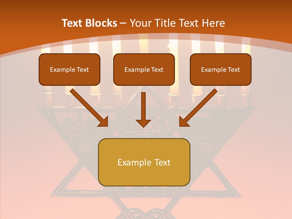 Togetherness Holding Hands Elder PowerPoint Template