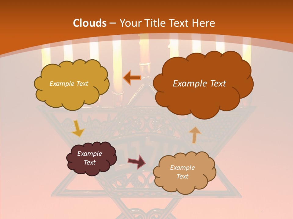 Togetherness Holding Hands Elder PowerPoint Template