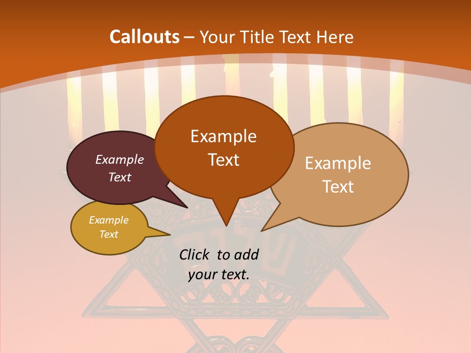 Togetherness Holding Hands Elder PowerPoint Template