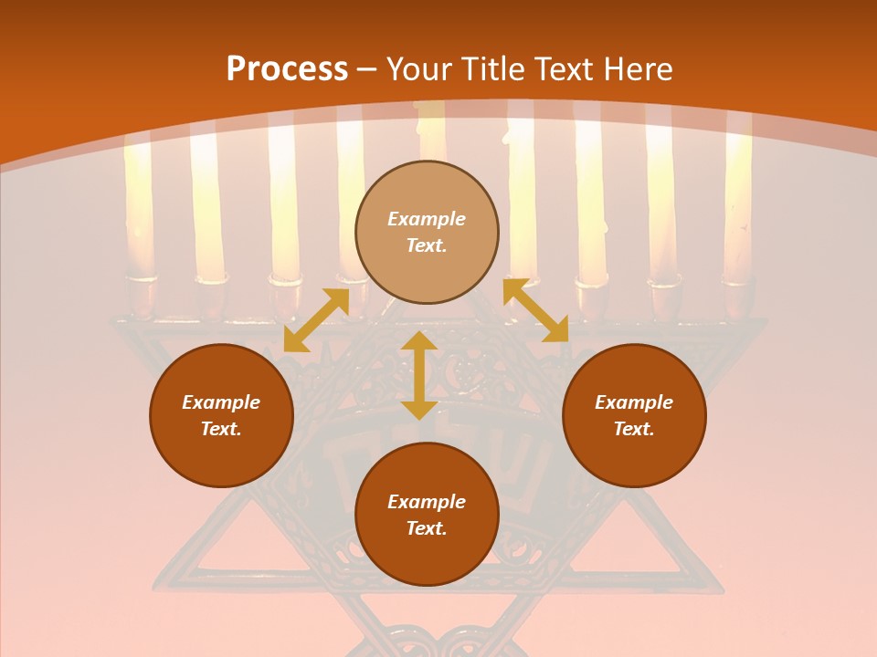Togetherness Holding Hands Elder PowerPoint Template
