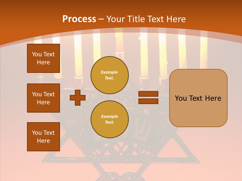 Togetherness Holding Hands Elder PowerPoint Template