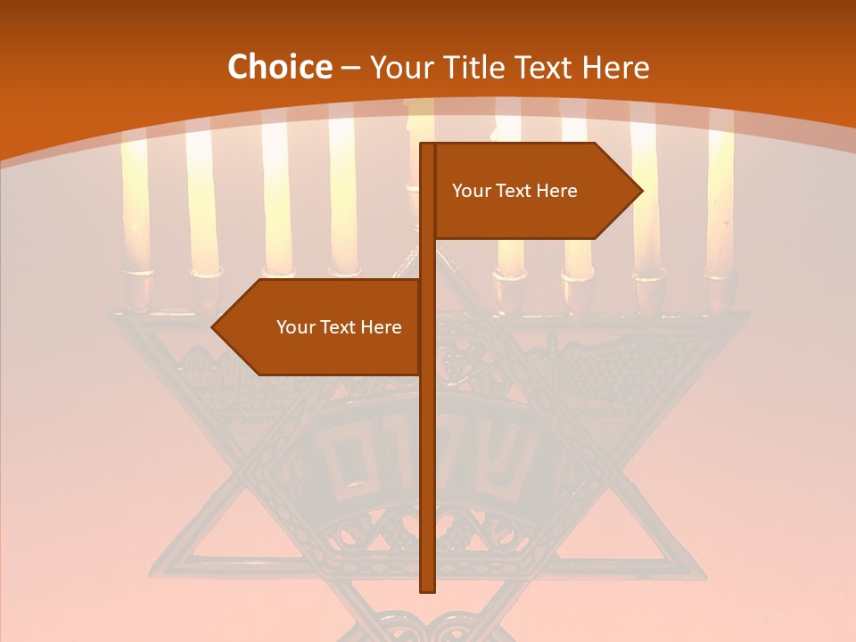 Togetherness Holding Hands Elder PowerPoint Template