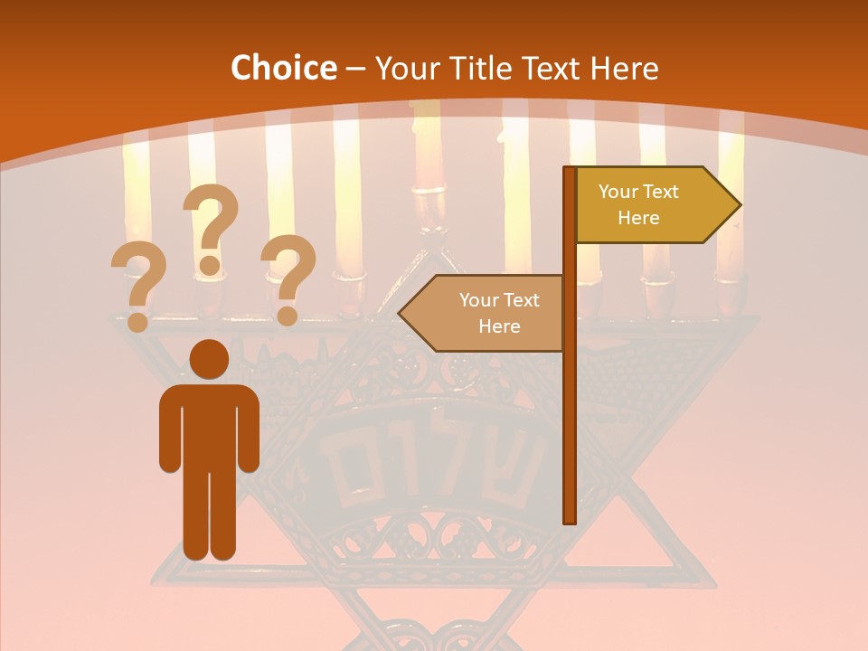 Togetherness Holding Hands Elder PowerPoint Template