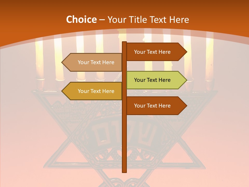 Togetherness Holding Hands Elder PowerPoint Template