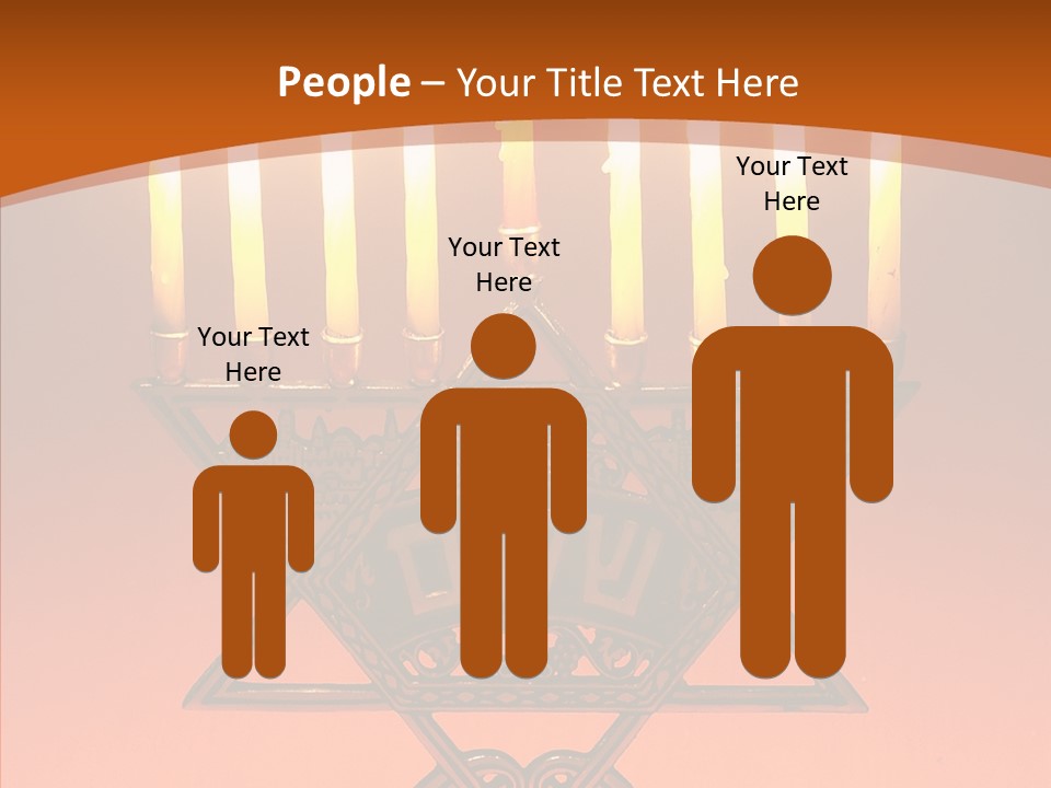 Togetherness Holding Hands Elder PowerPoint Template