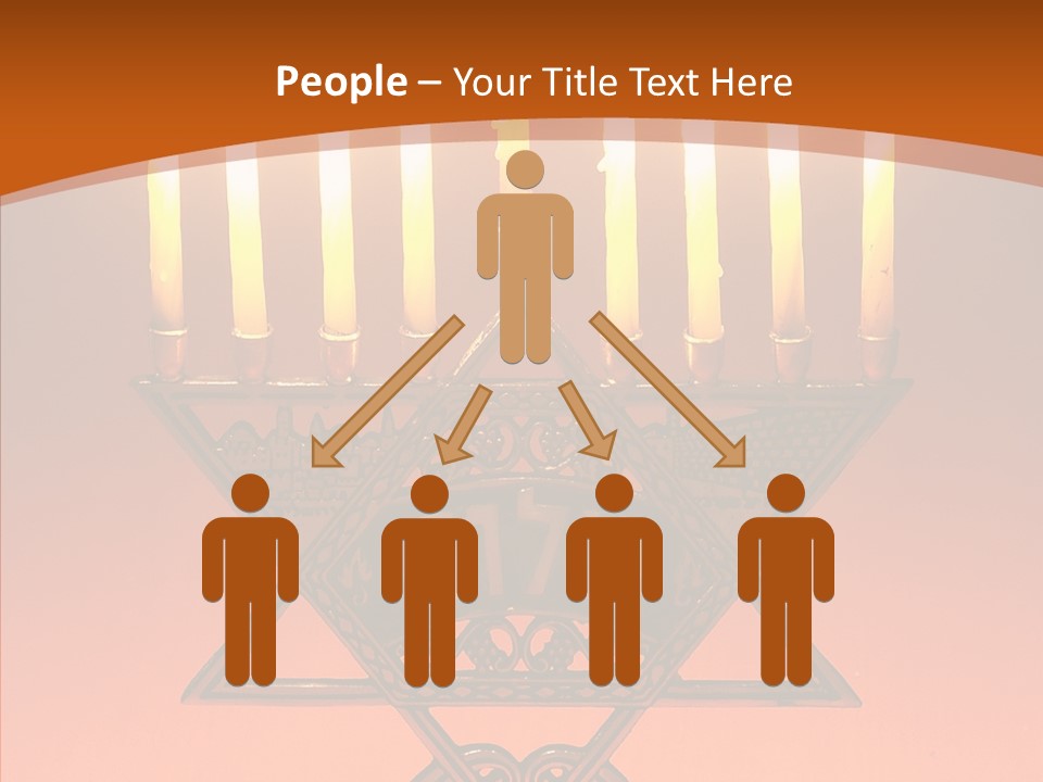 Togetherness Holding Hands Elder PowerPoint Template