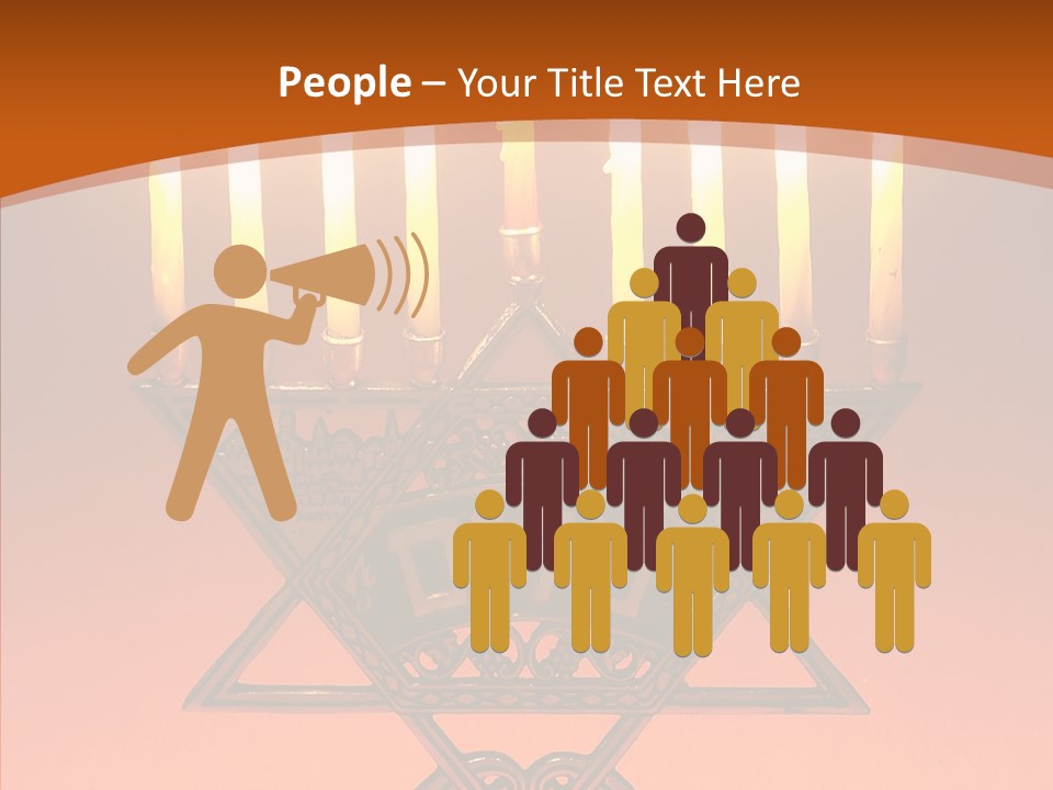 Togetherness Holding Hands Elder PowerPoint Template