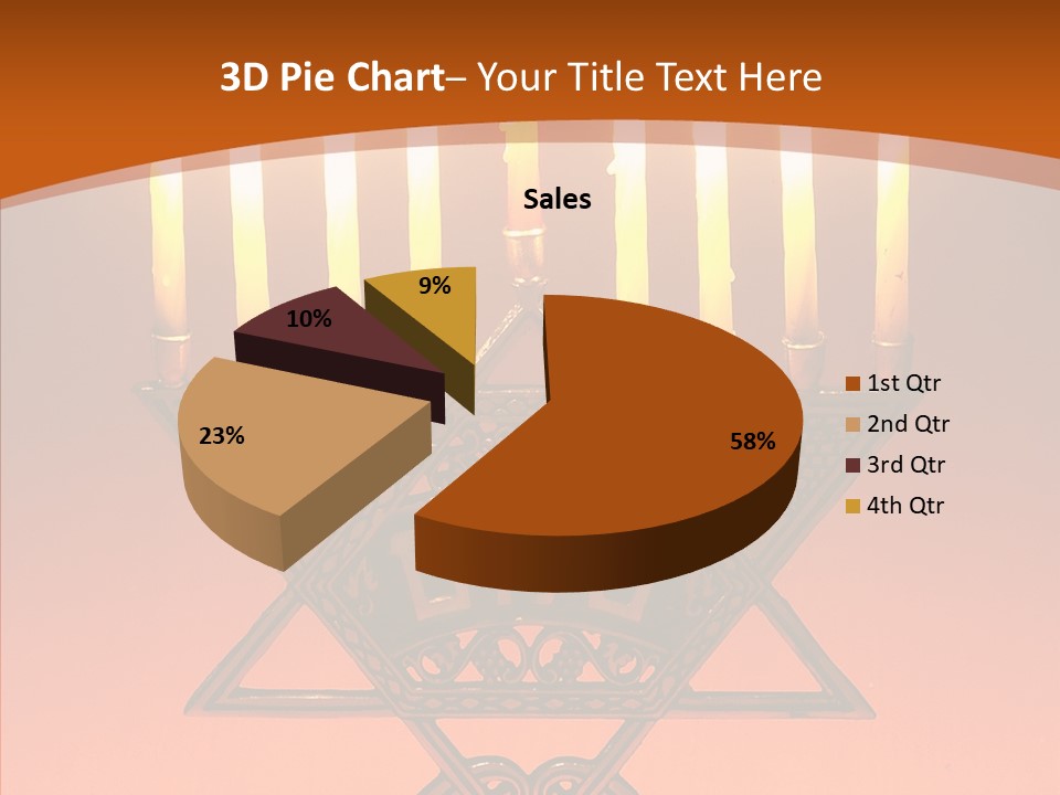 Togetherness Holding Hands Elder PowerPoint Template