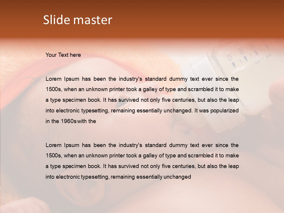 Caregiver  Holding Hands PowerPoint Template