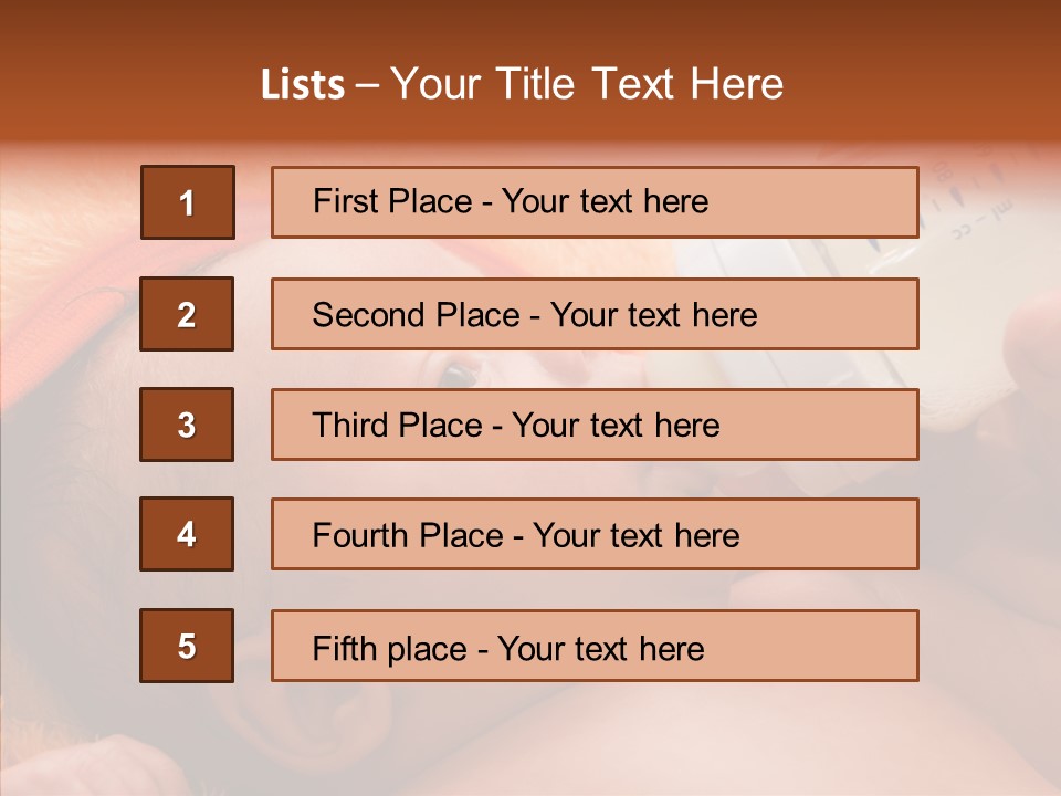 Caregiver  Holding Hands PowerPoint Template