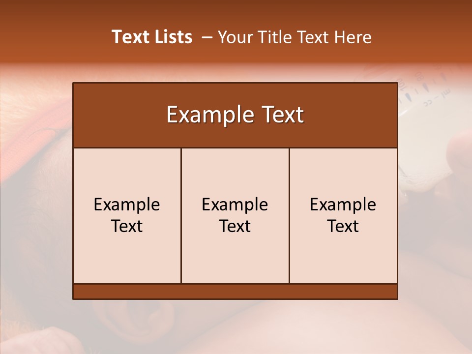 Caregiver  Holding Hands PowerPoint Template