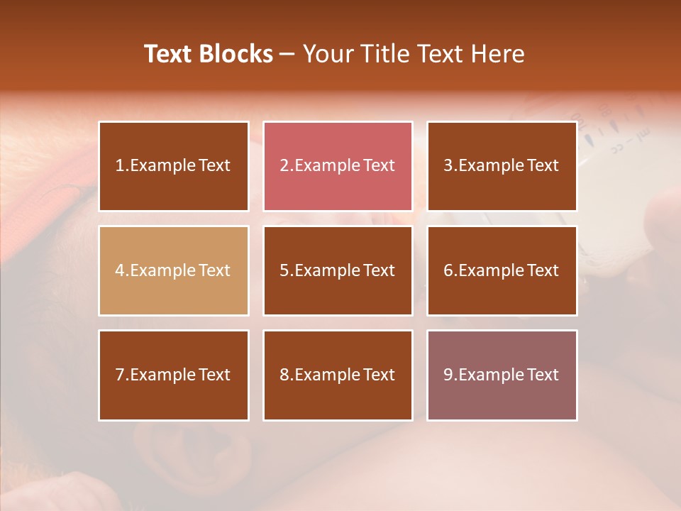 Caregiver  Holding Hands PowerPoint Template