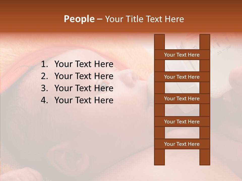 Caregiver  Holding Hands PowerPoint Template